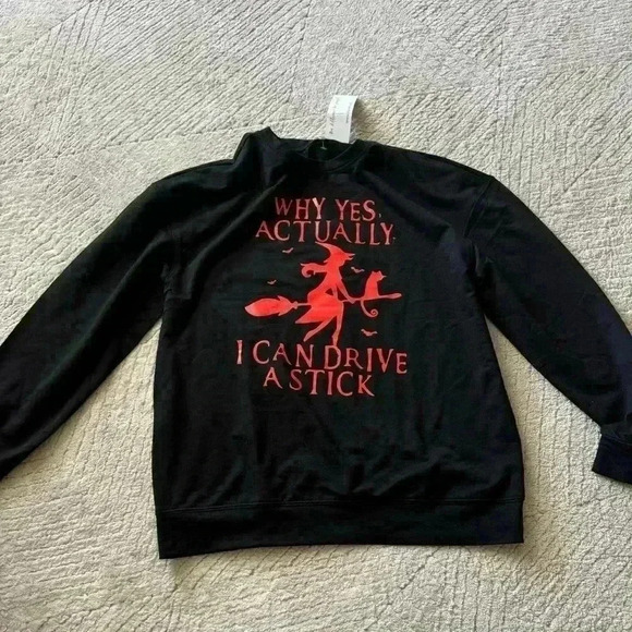 Halloween black sweatshirt size Medium - Picture 1 of 7